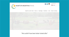 Desktop Screenshot of heart-of-argentina-travel.com