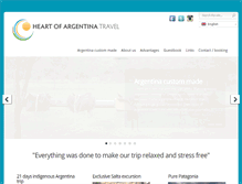 Tablet Screenshot of heart-of-argentina-travel.com